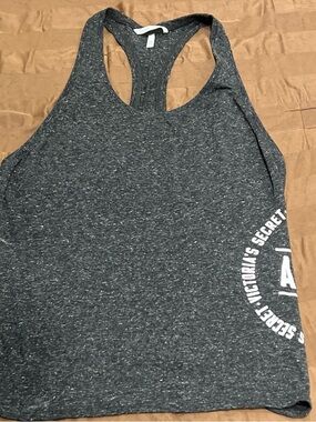 Victoria's Secret Dark Heather Gray Racerback Tank